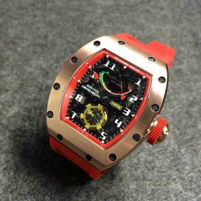 Richard Mille RM 036 replica Watch RM 036 Tourbillon G-Sensor Jean Todt Gold Red - Click Image to Close